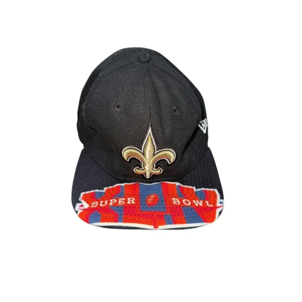 New Era NFL Super Bowl XLIV‎ New Orleans Saints Baseball Hat Pre-Owned Mens OSFM